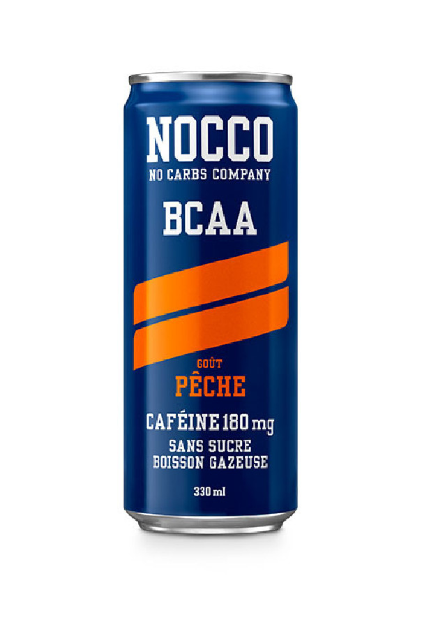 NOCCO - BOISSON FONCTIONNELLE PECHE CANETTE 330ML x24
