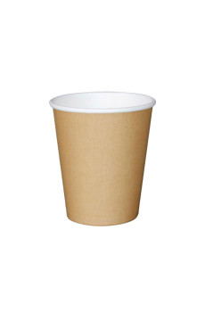GOBELET CARTON KRAFT 12OZ-300/350ML Ø80MM x50 GOBELET CARTON KRAFT 12OZ-300/350ML Ø80MM x50