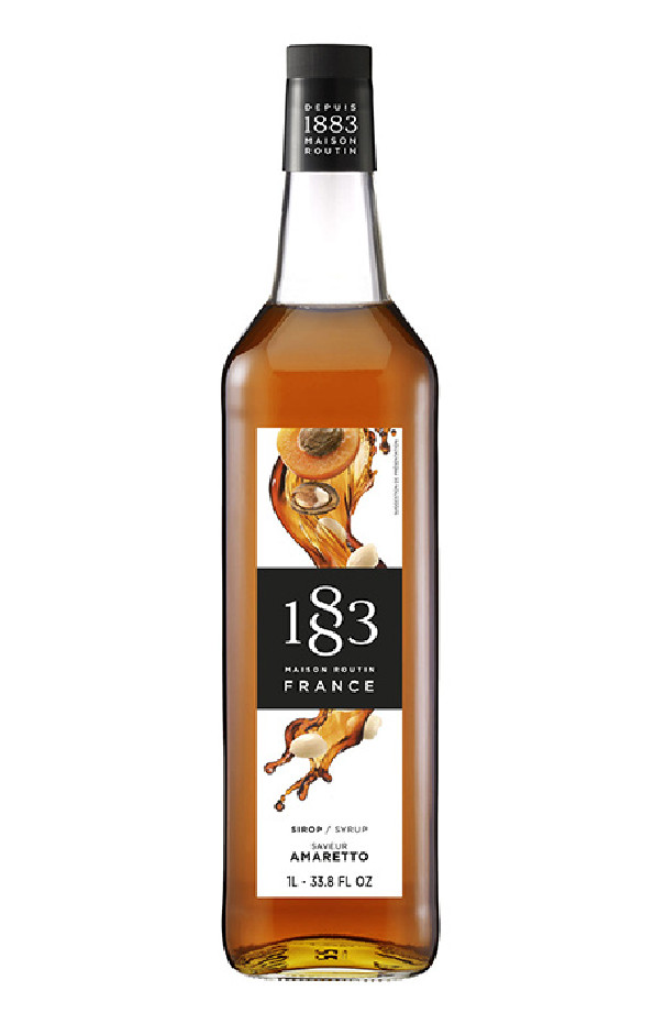 ROUTIN 1883 - SIROP AMARETTO 1L BOUTEILLE VERRE