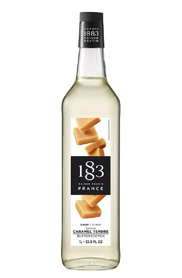 ROUTIN 1883 - SIROP CARAMEL TENDRE 1L BOUTEILLE VERRE