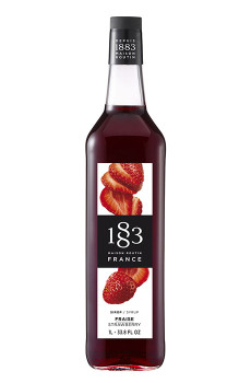ROUTIN 1883 - SIROP FRAISE 1L BOUTEILLE VERRE