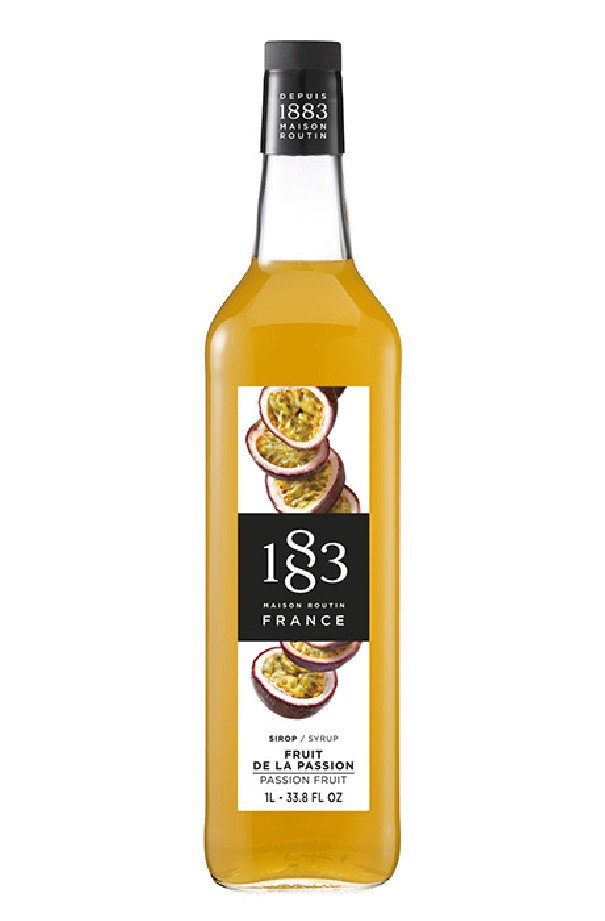 ROUTIN 1883 - SIROP FRUIT DE LA PASSION 1L BOUTEILLE VERRE