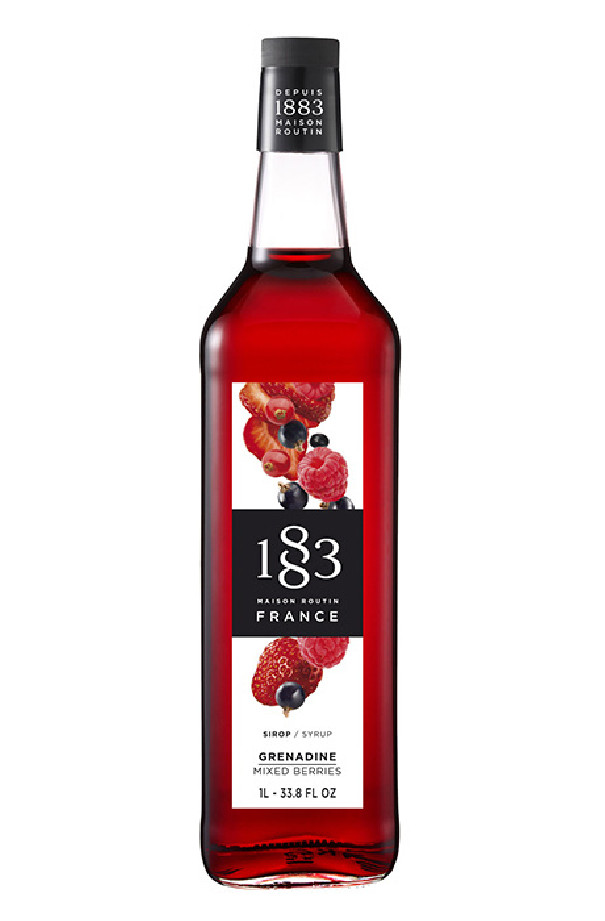 ROUTIN 1883 - SIROP GRENADINE 1L BOUTEILLE VERRE