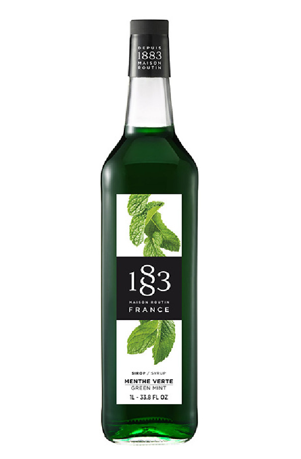 ROUTIN 1883 - SIROP MENTHE VERTE 1L BOUTEILLE VERRE