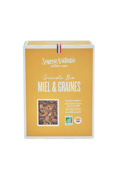 Granola miel et graines boîte 350g BIO Granola miel et graines boîte 350g BIO