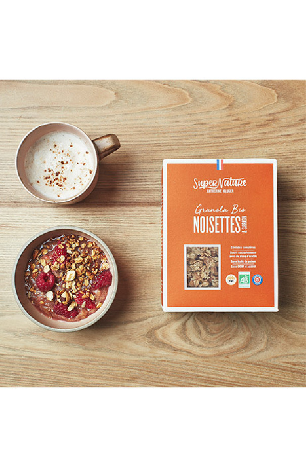 SUPERNATURE - GRANOLA NOISETTE BOITE 350G BIO SUPERNATURE - GRANOLA NOISETTE BOITE 350G BIO