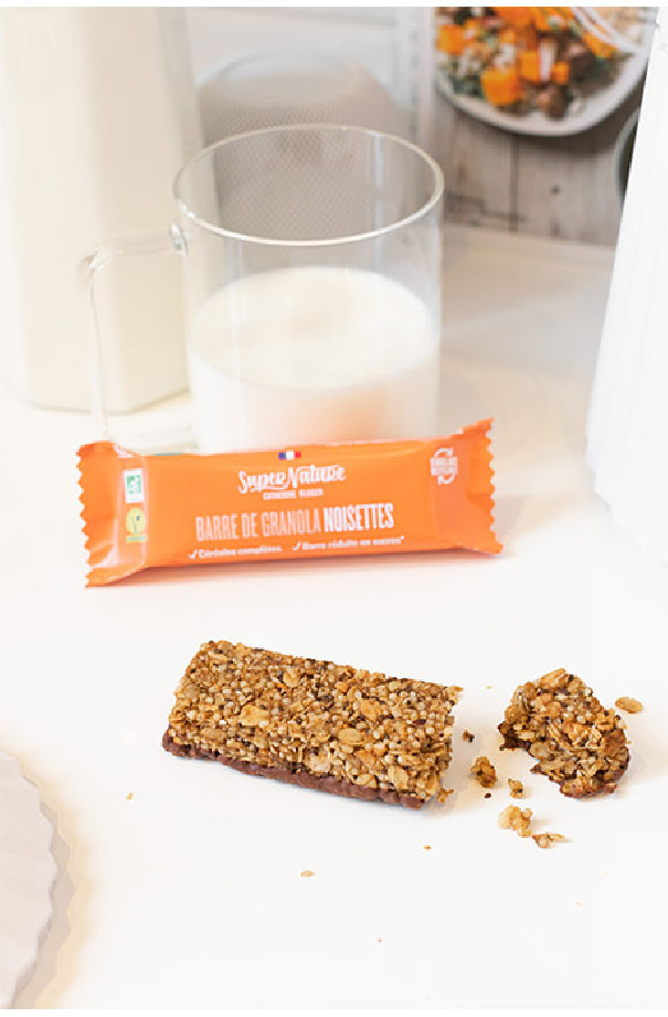 SUPERNATURE - BARRE GRANOLA NOISETTE PRESENTOIR 20x40G BIO