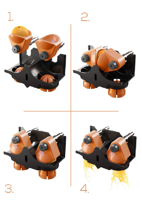 ZUMMO - Z40 PRESSE-AGRUMES AUTO INOX ROBINET 200L/H