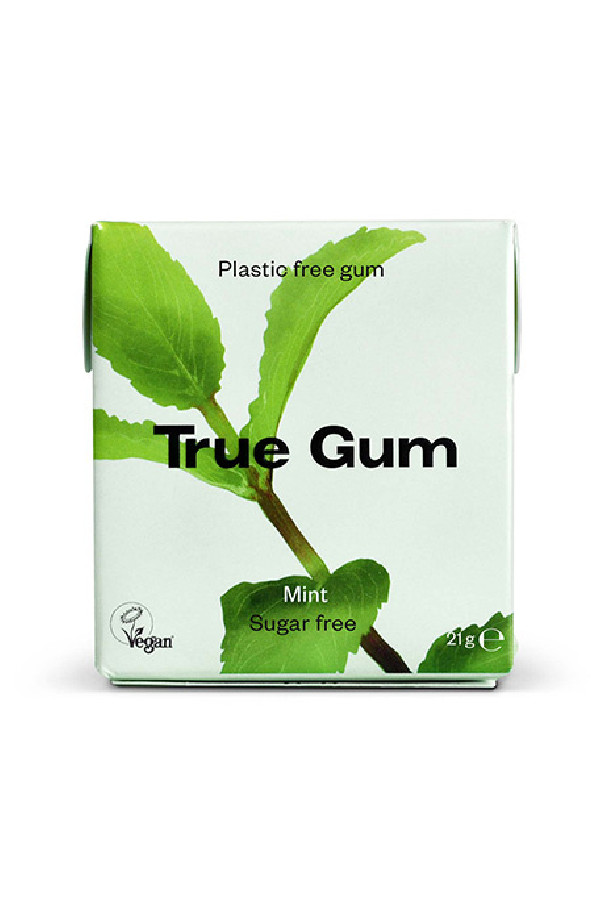 TRUE - CHEWING-GUM MENTHE VERTE SANS SUCRES PRÉSENTOIR 21G x24