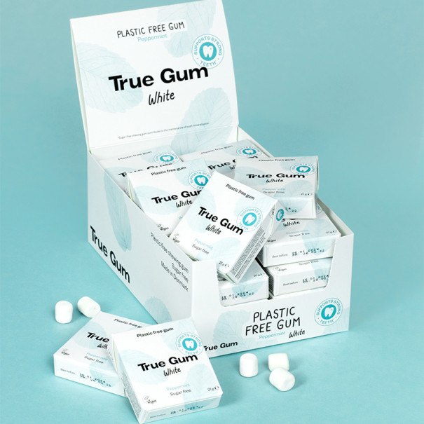 TRUE - CHEWING-GUM MENTHE POIVRÉE SANS SUCRES PRÉSENTOIR 21G x24 TRUE - CHEWING-GUM MENTHE POIVRÉE SANS SUCRES PRÉSENTOIR 21G x24