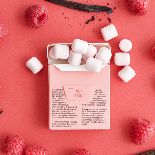 TRUE - CHEWING-GUM FRAMBOISE ET VANILLE SANS SUCRES PRÉSENTOIR 21G x24 TRUE - CHEWING-GUM FRAMBOISE ET VANILLE SANS SUCRES PRÉSENTOIR 21G x24