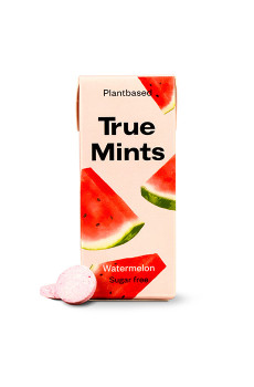 TRUE - PASTILLES PASTEQUE SANS SUCRES PRÉSENTOIR 13G x18