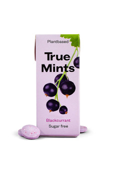 TRUE - PASTILLES CASSIS SANS SUCRES PRÉSENTOIR 13G x18