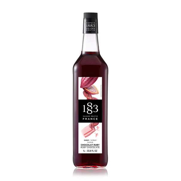 ROUTIN 1883 - SIROP CHOCOLAT RUBY 1L BOUTEILLE VERRE