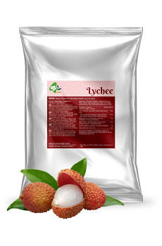 BUBBLE TEA POUDRE LITCHI VEGAN POCHE 1KG