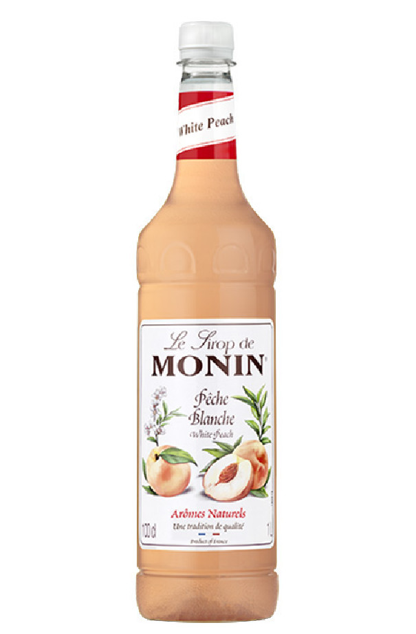 MONIN - SIROP PECHE BLANCHE 1L BOUTEILLE PET
