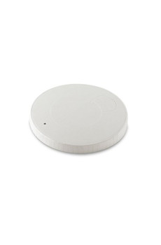 COUVERCLE CARTON BLANC 35-45OZ Ø90MM x50