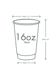 VEGWARE - GOBELET NOEL KRAFT DOUBLE PAROI 16OZ Ø89MM x20 LOGO REGLEMENTAIRE