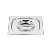 COUVERCLE INOX 1/6 POUR BAC INOX GN 1/6