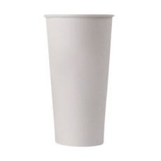 GOBELET CARTON BLANC 20OZ-500/650ML Ø90MM x50 GOBELET CARTON BLANC 20OZ-500/650ML Ø90MM x50