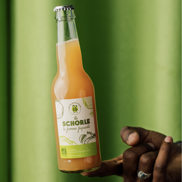 LES FILLES DE L'OUEST - SCHORLE POMME PIQUANTE 330ML x12 BIO LES FILLES DE L'OUEST - SCHORLE POMME PIQUANTE 330ML x12 BIO