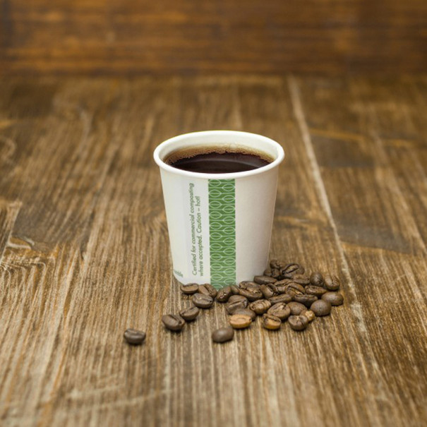 VEGWARE - GOBELET CARTON BLANC 4OZ/118ML Ø62MM x50 LOGO REGLEMENTAIRE