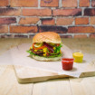 VEGWARE - FEUILLE BURGER PAPIER BLANC INGRAISSABLE 26x33CM x960