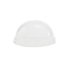 VEGWARE - COUVERCLE DOME PLA COMPOSTABLE POT SOUPE/GLACE 6-10OZ Ø90MM x50
