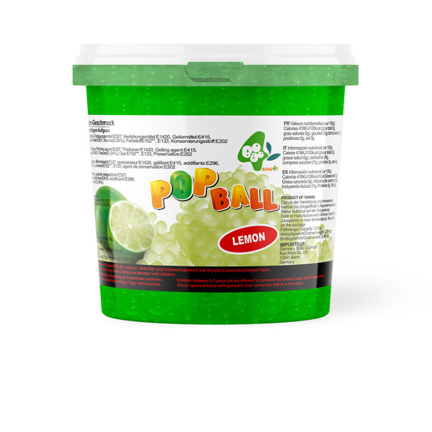 BOBOQ - BOBA CITRON VERT SEAU 3.2KG