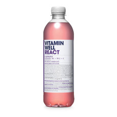 VITAMIN WELL - REACT CASSIS BOUTEILLE PET 500ML x12 VITAMIN WELL - REACT CASSIS BOUTEILLE PET 500ML x12