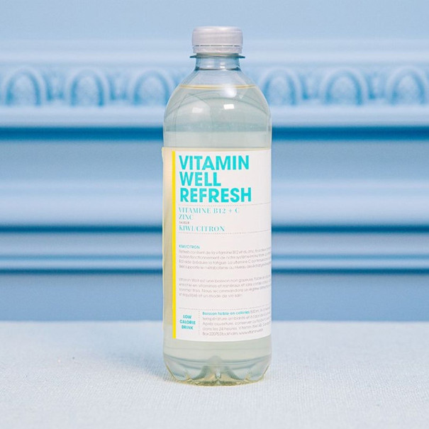 VITAMIN WELL - REFRESH KIWI CITRON BOUTEILLE PET 500ML x12