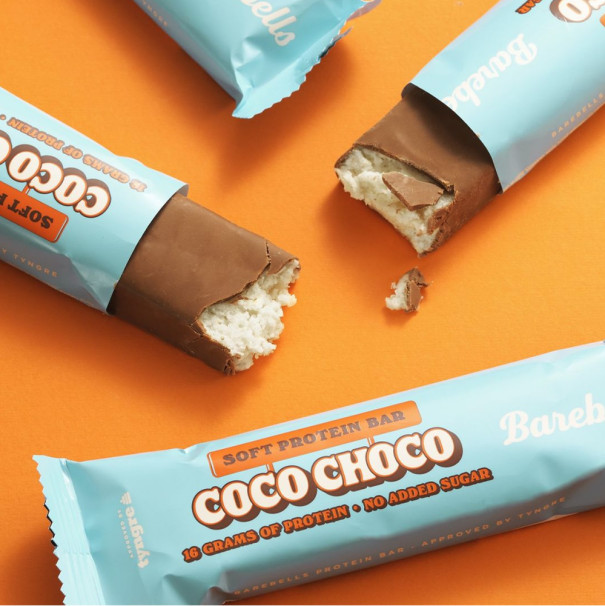 BAREBELLS - SOFT PROTEIN BARRES COCO CHOCO 55G x12