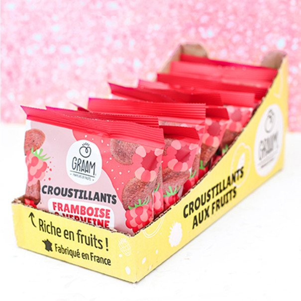 GRAAM - CROUSTILLANTS FRAMBOISE VERVEINE 20G x10