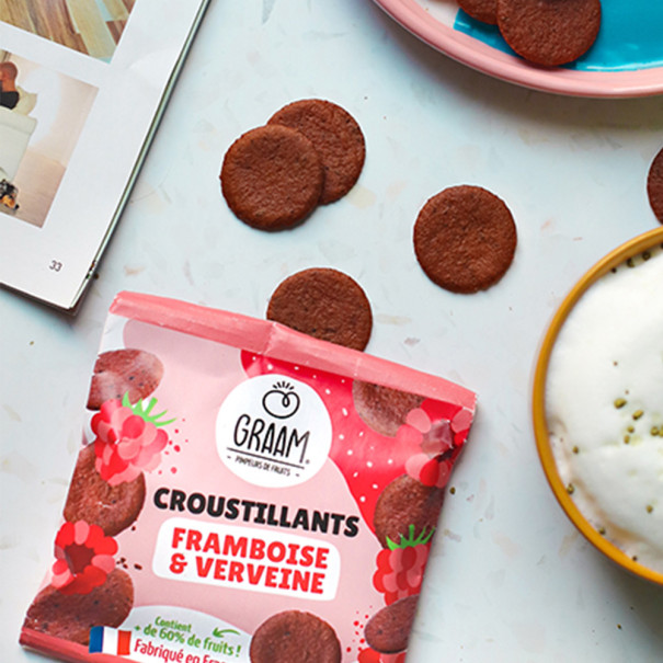 GRAAM - CROUSTILLANTS FRAMBOISE VERVEINE 20G x10