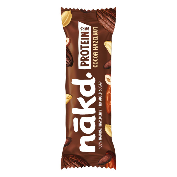 NAKD - PROTEIN BARRE VEGAN CACAO NOISETTE 45G x16 NAKD - PROTEIN BARRE VEGAN CACAO NOISETTE 45G x16