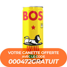 BOS - THE GLACE ROOIBOS CITRON CANETTE 250ML x12 BIO