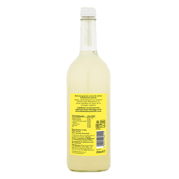 BELVOIR - CITRONNADE PETILLANTE 750ML x6 BELVOIR - CITRONNADE PETILLANTE 750ML x6