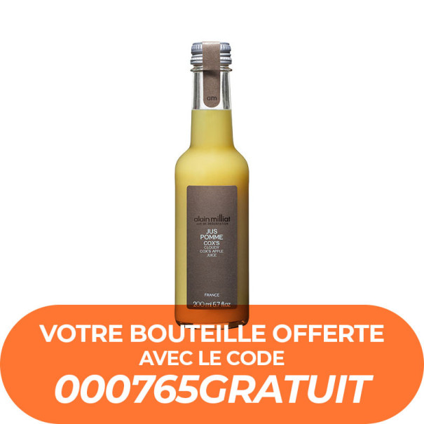 Jus de Pomme Cox's bouteille verre 20x20cl