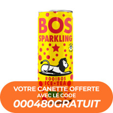 BOS - THE GLACE ROOIBOS CITRON PETILLANT CANETTE 250ML x12 BIO