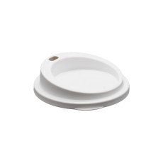 OKOCUP - COUVERCLE REUTILISABLE EN PP BLANC POUR GOBELET Ø90MM x1