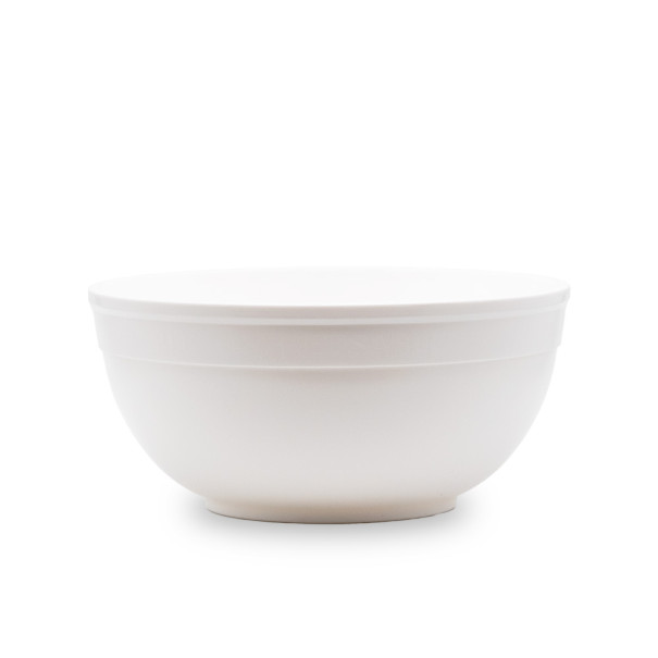 OKOBOWL - POT REUTILISABLE EN PP BLANC 34OZ-1017ML Ø167MM x1