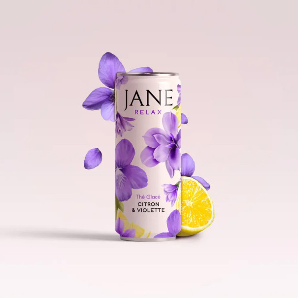 JANE - THE VERT VIOLETTE CITRON CBD 35MG CANETTE 250ML x24