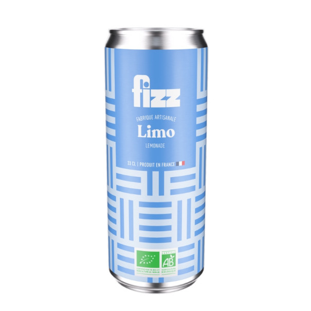 FIZZ - LIMONADE CANETTE ALU 330ML x12 BIO