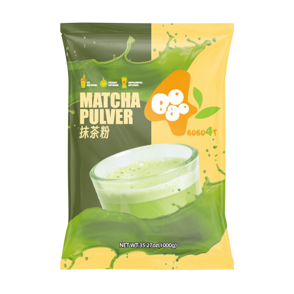 BOBOQ - BUBBLE TEA POUDRE MATCHA VEGAN POCHE 1KG