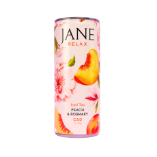 JANE - THE NOIR PECHE ROMARIN CBD 35MG CANETTE 250ML x24