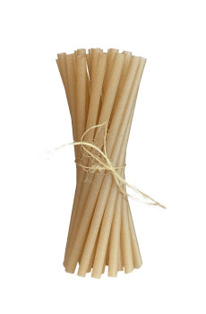 PAILLE FIBRE DE CANNE A SUCRE Ø8MM L.210 MM x300