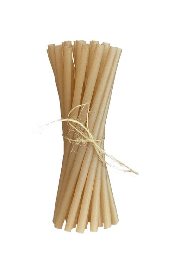 PAILLE FIBRE DE CANNE A SUCRE Ø8MM L.210 MM x300