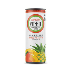 Vit Hit - Boisson fonctionnelle pétillante mangue ananas canette 330ml x12