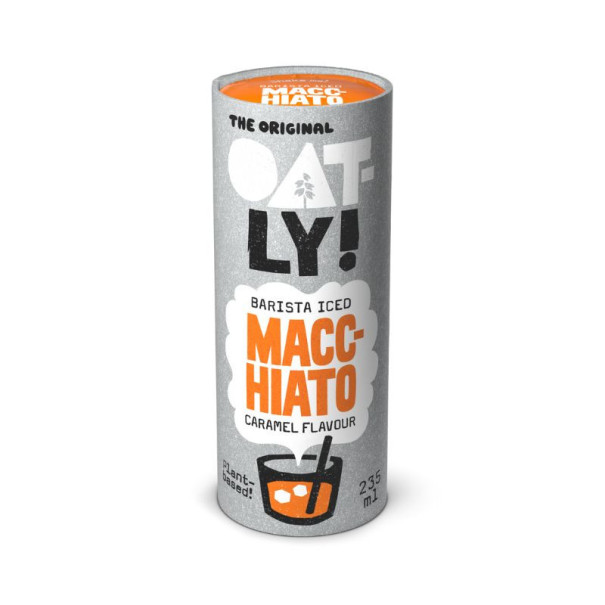 Oatly - Iced caramel macchiato avoine canette carton 235ml x12
