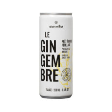 Alain Milliat - Le gingembre pétillant canette 250ml x12 bio